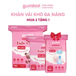 KHĂN VẢI KHÔ ĐA NĂNG DÀNH CHO MẸ VÀ BÉ GUMI 300/600/ 900g