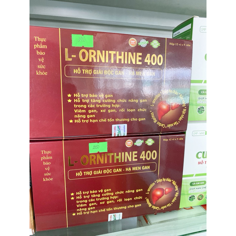 Giải độc gan L-ornithine400