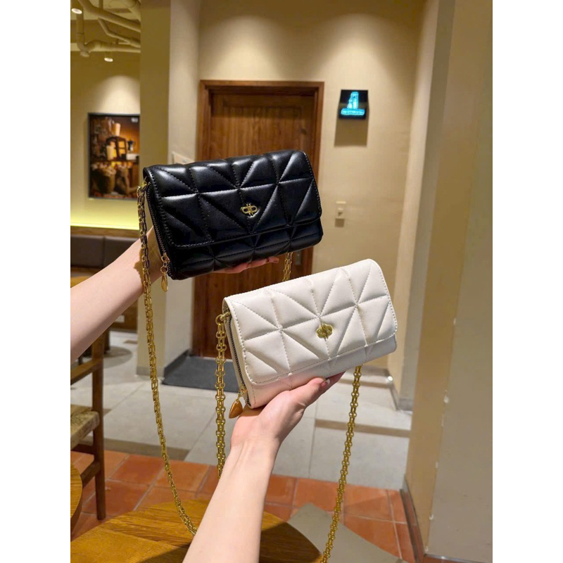 Túi Xách Nữ Đeo Chéo Da Pu Bản Dây Đeo Xích Đồng Hàng Đẹp ( D10 )