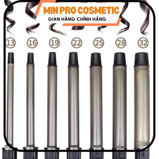 Máy uốn tóc xoay trục phi 22, 25, 28, 32mm nhiệt độ 170, 190, 210, 230 độ, có móc treo tiện lợi - xám