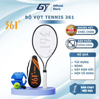 Bộ Vợt Tennis 361 Kèm Dụng Cụ Tập Tennis Tại Nhà Có Bóng Dây Đàn Hồi Đế Tập Tennis