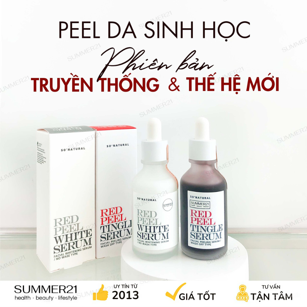 Tinh Chất Peel Da SO'NATURAL RED PEEL 35ML