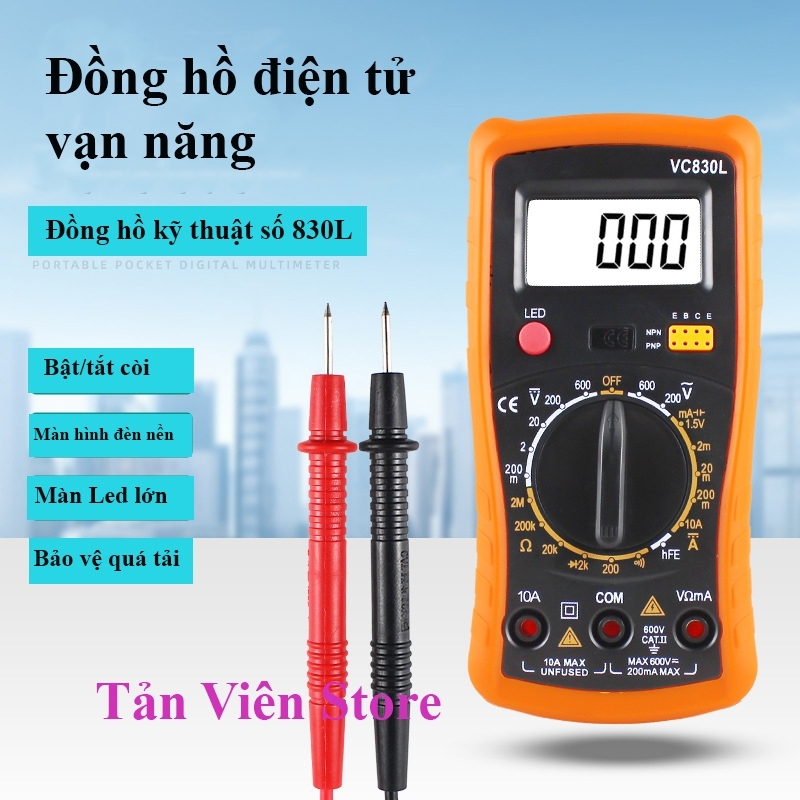 Đồng hồ đo điện tử đa năng 830L