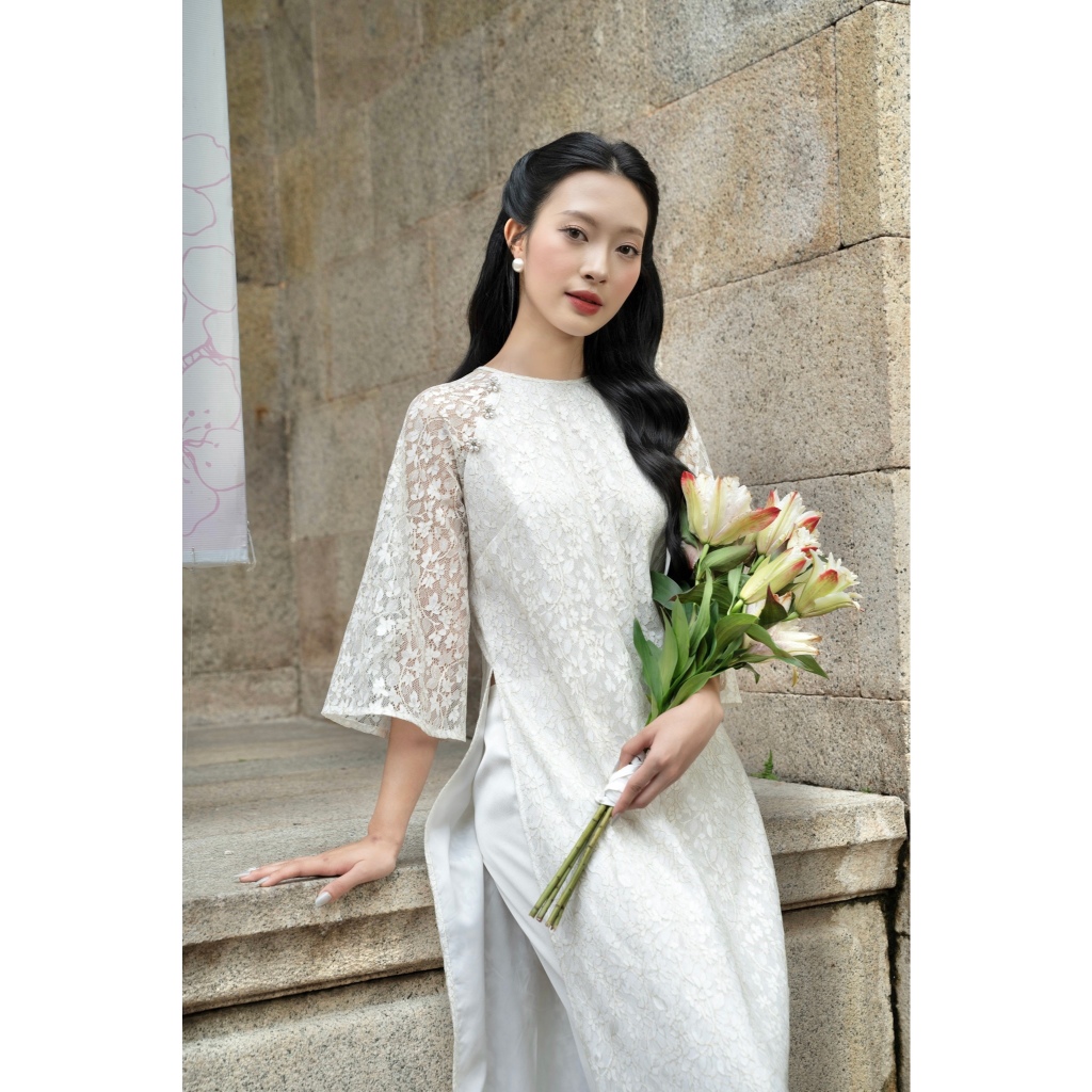 Áo dài lẻ cách tân Lana thiết kế thanh lịch và nhẹ nhàng - AD001, AD002, AD003, AD004,AD005