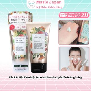 Sữa rửa mặt thảo mộc Botanical Marche 120g Nhật Bản