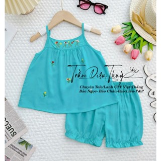 [21-35kg] Bộ hai dây Bảo Ngọc cho bé gái chất vải Tole công ty Việt Thắng