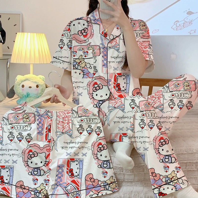 🌸 ĐỒ BỘ CAO CẤP MẪU HELLO KITTY 🎀 KITTY HOUSE