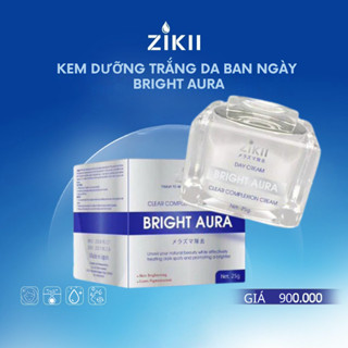  Kem dưỡng da ban ngày Zikii BRIGHT AURA 25g - Dưỡng trắng cải thiện sắc tố da mang lại làn da đều màu và rạng rỡ 