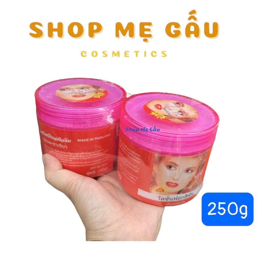 Kem tóc xù trắng body hủ 250gram (lẻ 1 hủ)