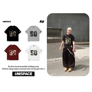 Áo thun local brand By UniSpace tay lỡ form rộng unisex oversize nam nữ Sai gon Ver 2