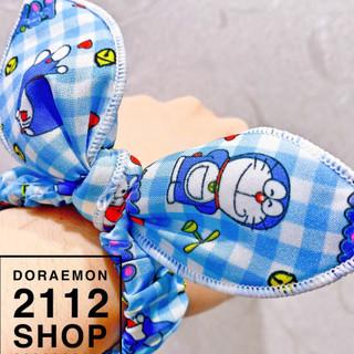 Cột tóc tai thỏ Doraemon nhiều màu