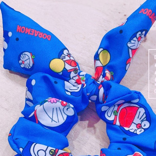 Cột tóc tai thỏ Doraemon nhiều màu