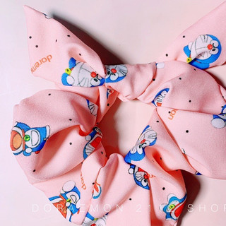 Cột tóc tai thỏ Doraemon nhiều màu
