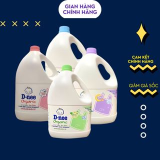 (TRỢ GIÁ) Nước giặt Dnee 3000ml-Nước Giặt Xả Cho Trẻ Em an toàn (Chính hãng Công ty Đại Thịnh) ..