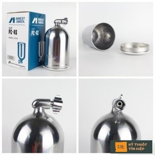 Cốc đựng sơn - chứa sơn Iwata PC-4S 400ml (Ren 1/4'')