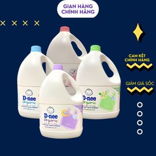   CHÍNH HÃNG  Nước giặt quần áo em bé Dnee 3000ml - Nước Giặt Xả Cho Trẻ Em an toàn cho bé .. . 