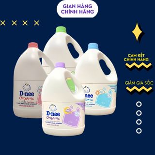 Nước giặt quần áo Dnee 3000ml an toàn dịu nhẹ cho làn da của trẻ nhỏ, nước giặt xả cho bé .@
