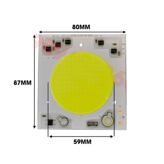 Mắt led cob 50w tròn ( điện áp 220v)