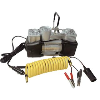 Máy bơm lốp ô tô 2 xilanh UCAR U-3S mạnh mẽ, có đồng hồ hiển thị kỹ thuật số, 2 xi lanh 30mm