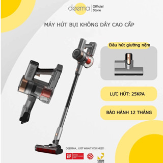 Máy hút bụi không dây Deerma VC80 lực hút 25kpa tích hợp màn hình led thông minh có thể tháo rời pin 3 chế độ hút