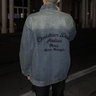 Áo Khoác Bò Chirtan Dior Chất Jean Bò Hottrend ( Nam Nữ )