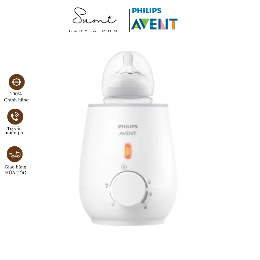 Máy hâm sữa Philips Avent Siêu NhanhSCF 355/09