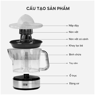 Máy vắt cam LEBENLANG LB389, 700ml, công suất 40W, bảo hành 2 năm