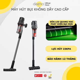 Máy hút bụi không dây Deerma T30W đa năng với lực hút mạnh 23000pa kèm ánh sáng xanh thông minh