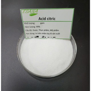 Bột Chanh Acid Citric 1kg thực phẩm, Bột Chua Sử Dụng Trong Thực Phẩm
