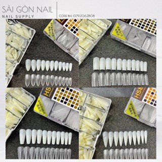 [ĐỦ FORM] Móng Úp HSM Thường , Mong Úp HSM Nhám, Form Vuông, Thang, Bầu, Nhọn Chuẩn 1 Chính Hãng - Sài Gòn Nail