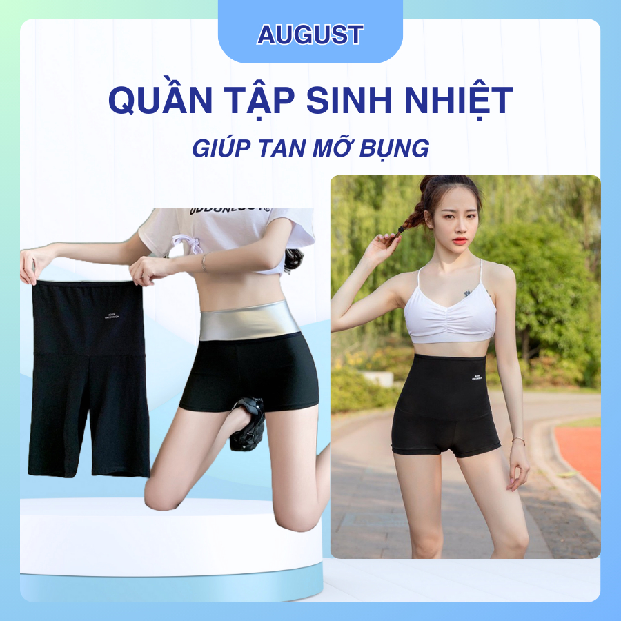 Quần Sinh Nhiệt Giảm Mỡ Bụng Giảm Eo Đổ Mồ Hôi Tan Mỡ Khi Tập Gym & Thể thao