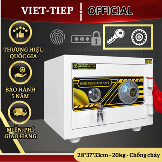   KHOÁ CƠ_20Kg  Két sắt Việt Tiệp màu Phong Thuỷ_Siêu Cường - Chống Cháy. Két bạc mini Gia Đình Văn Phòng Khách Sạn 
