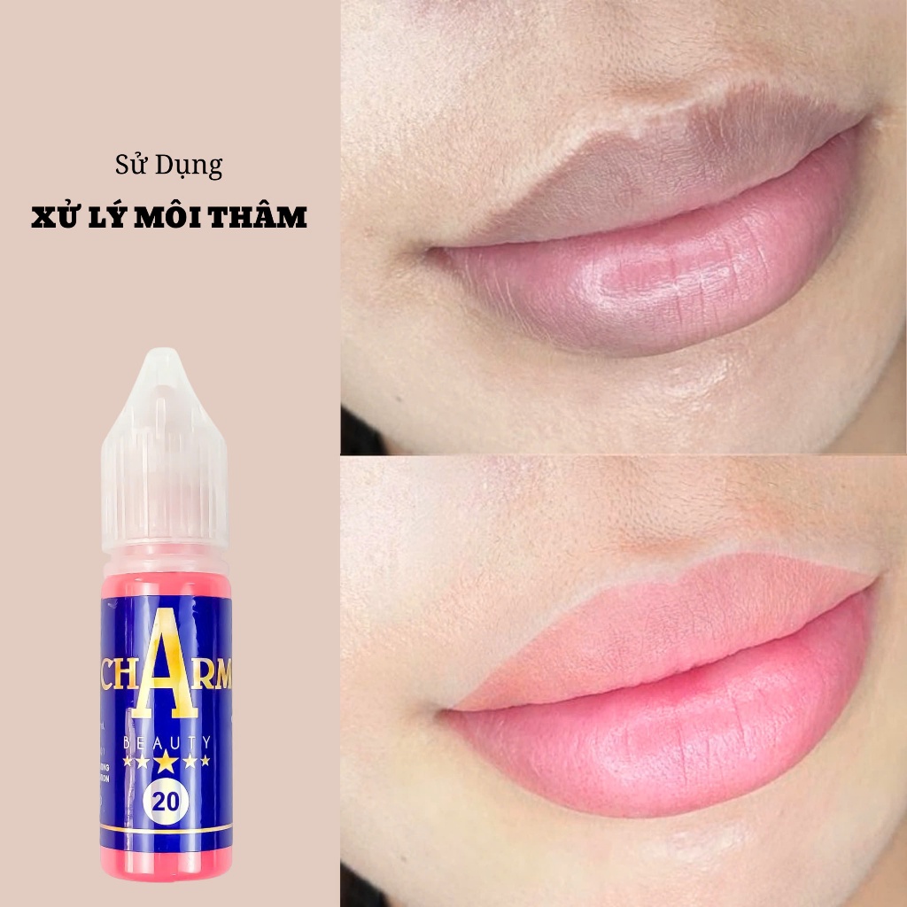 🏷️ Mực Phun Xăm Mày Charm Chính Hãng – Bám Màu Nhanh, Tông Màu Đẹp Tự Nhiên – Dùng trong phun xăm thẩm mỹ
