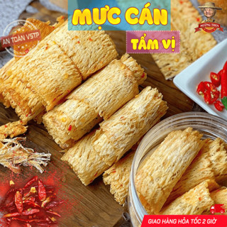  Khô Mực Cán Tẩm Vị Đậm Đà Dai Ngon 200g Đồ Ăn Vặt Mực Khô Ướp Gia Vị Mường Then 