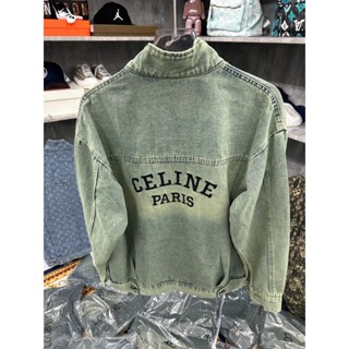 Áo khoác Bò Ce Lin chữ lưng cực hot mẫu dành cho nam nữ mùa đông 2024