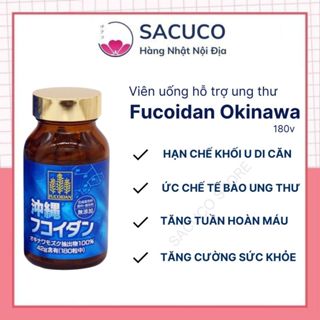 [Chính Hãng] Viên uống Fucoidan Okinawa hỗ trợ ung thư 180 viên - Nội địa Nhật