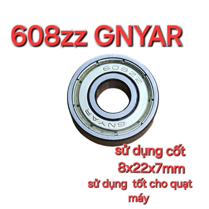 Ống 10 Cái bạc đạn 608 Nắp sắt (sử dụng cho quạt)