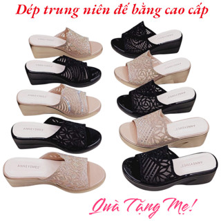 Dép Trung Niên Đế Xuồng 7 Phân Quai Lưới Điểm Xoàn Cao Cấp 3927 A6815 A6816 A6817 A6831 6050