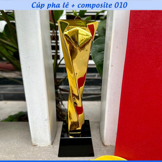 Cúp pha lê + composite (mẫu 010)