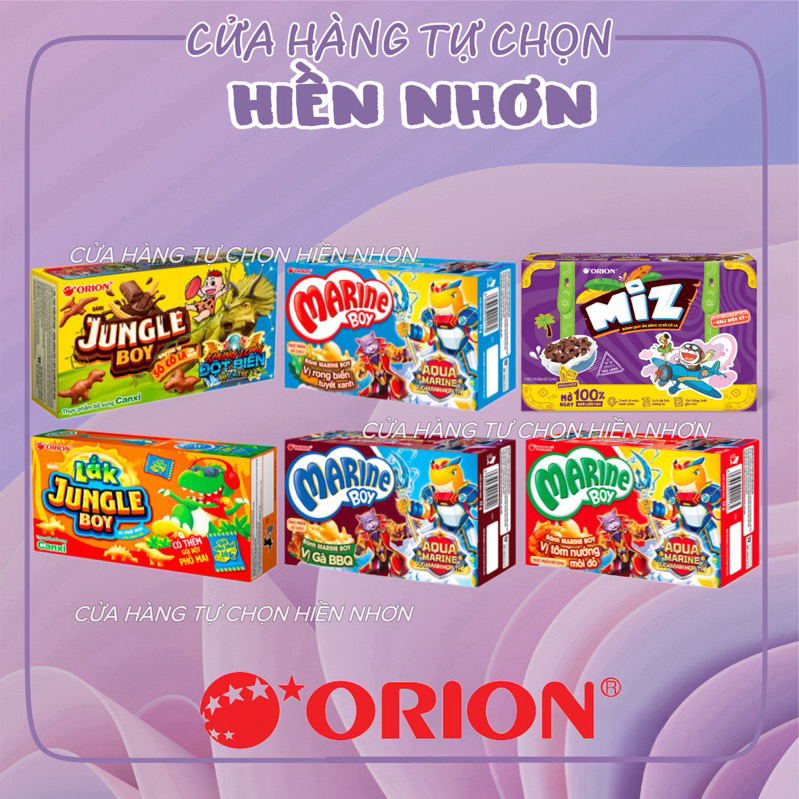 [Tết 2026] Bánh cá Marine Boy Orion / Bánh Miz ORION 35g