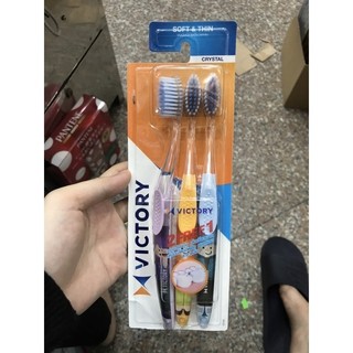 Bàn Chải Đánh Răng Siêu Mềm Mỏng Victory Crystal Soft & Thin