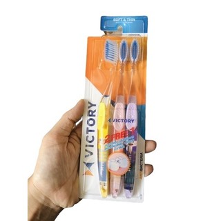 Bàn Chải Đánh Răng Siêu Mềm Mỏng Victory Crystal Soft & Thin