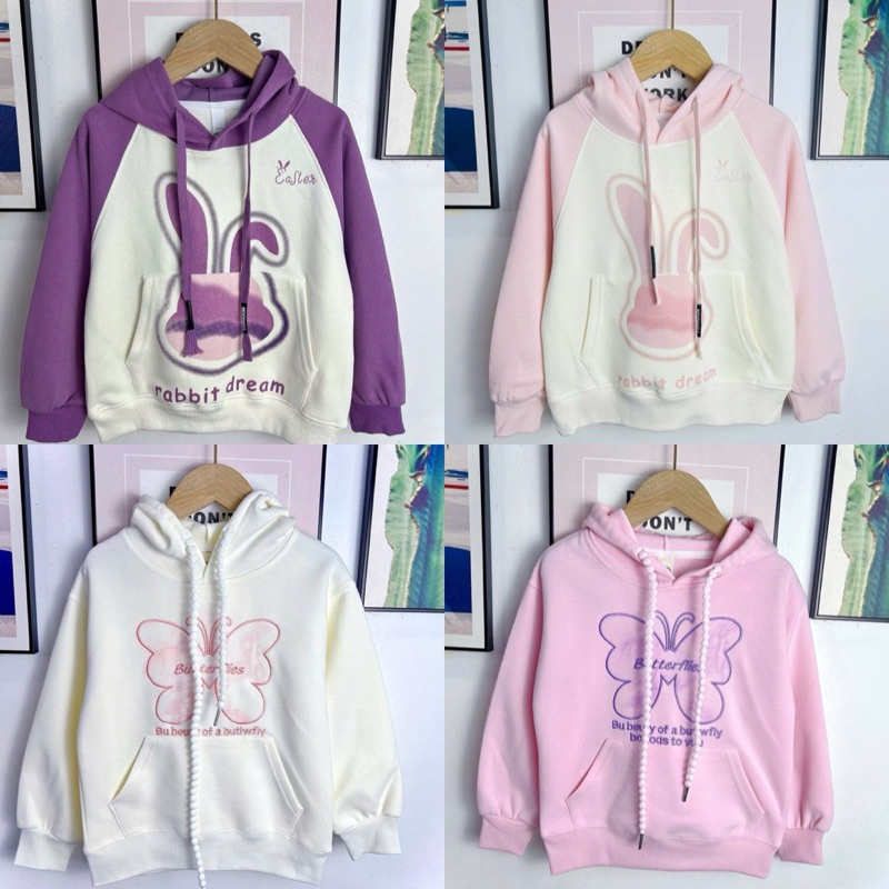 ÁO NỈ HOODIE BÉ GÁI HÀNG QCCC cao cấp mới về size 16-39kg