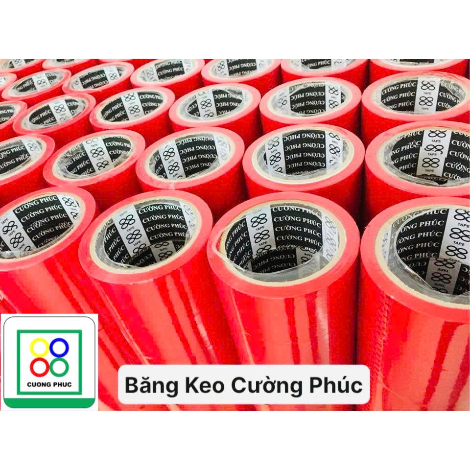 [COMBO 3 CÂY] "BĂNG KEO MÀU ĐỎ" ĐỎ MẠNH MẼ MAY MẮN "BĂNG KEO MÀU"