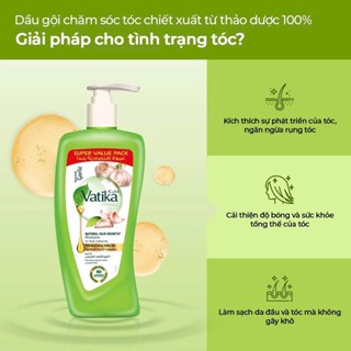 Hàng mới về - Dầu gội Vatika - chiết xuất tỏi 700ml