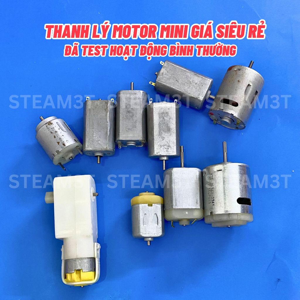 Thanh lý motor mini siêu rẻ, hàng đã test hoạt động ổn, motor 130 140 180 300 370 365