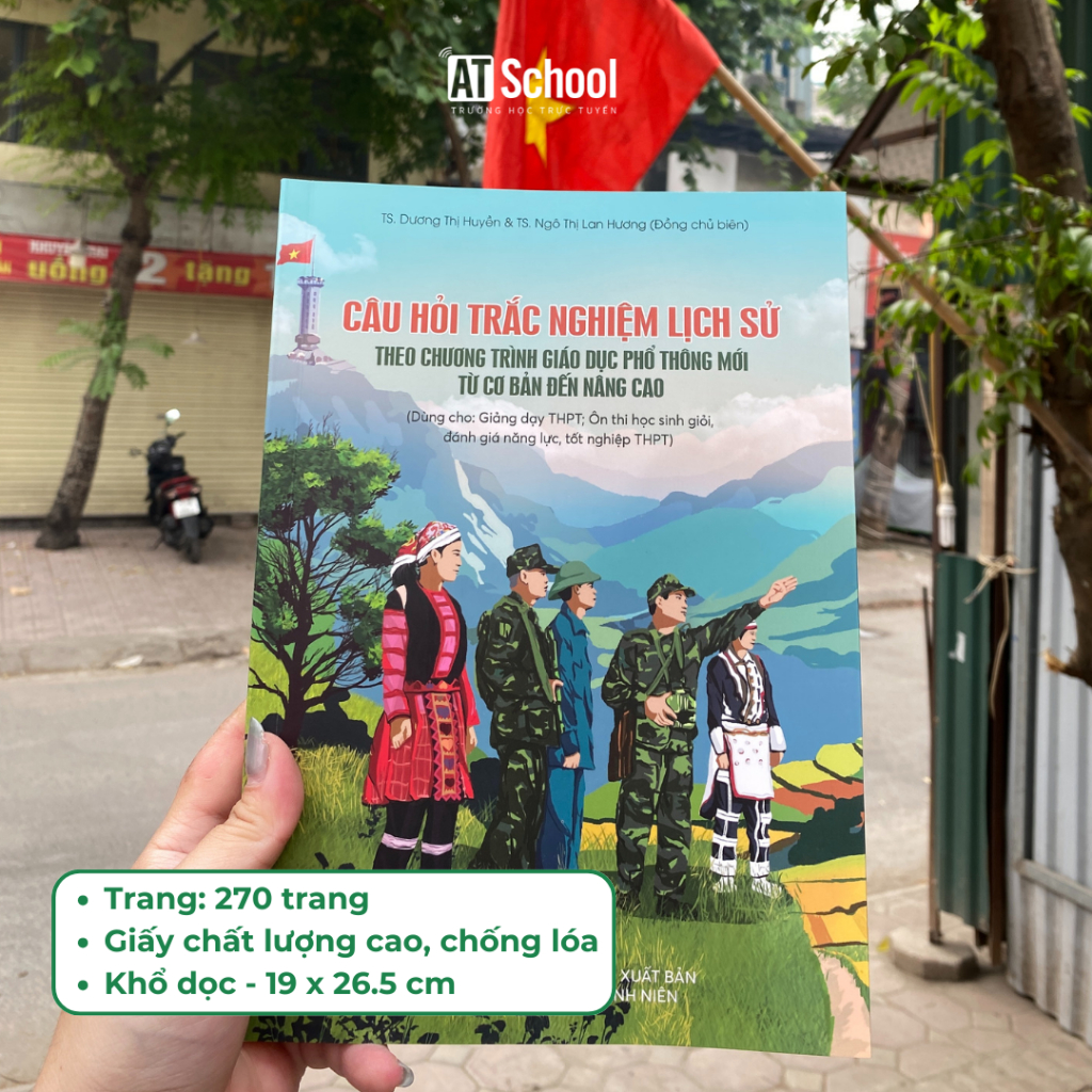 Sách Câu hỏi trắc nghiệm Lịch sử (theo chương trình mới) - ôn thi tốt nghiệp THPT, đánh giá năng lực | BigBuy360 - bigbuy360.vn