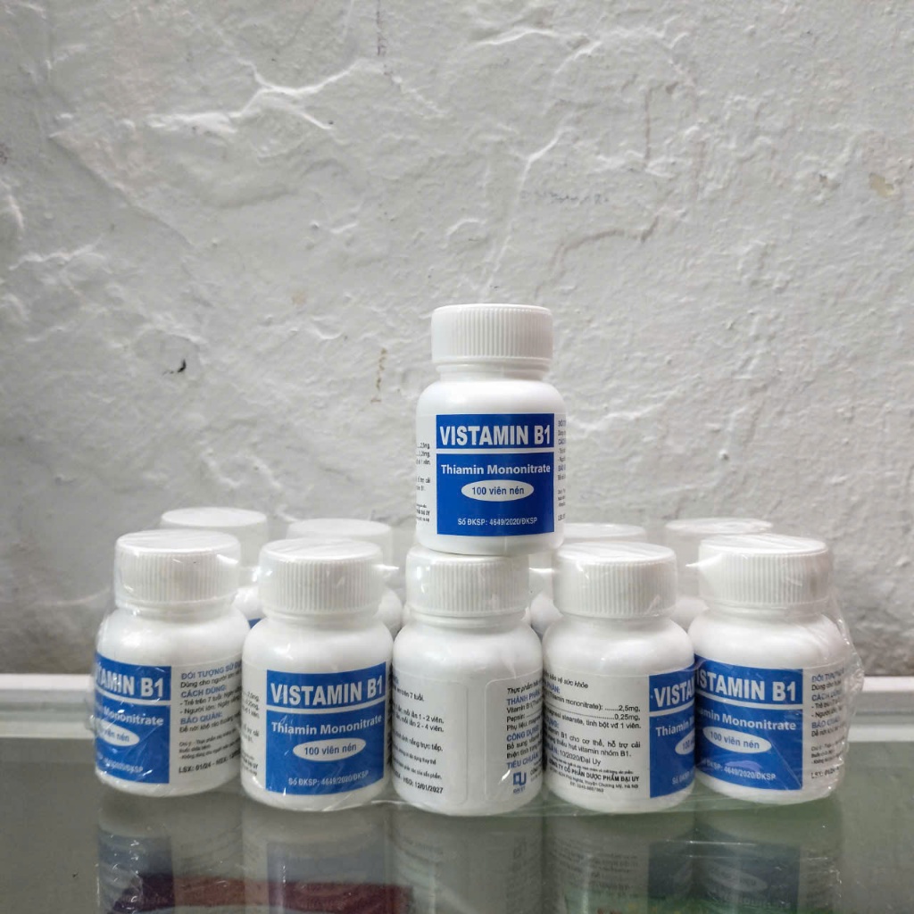LỐC 10 LỌ VISTAMIN B1 MỖI LỌ 100 VIÊN