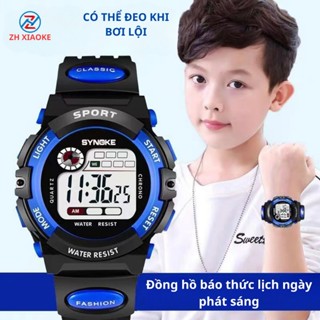 Đồng hồ trẻ em ZH XIAOKE Đồng hồ thể thao, Đồng hồ kỹ thuật số LED đa chức năng bé trai & bé gái
