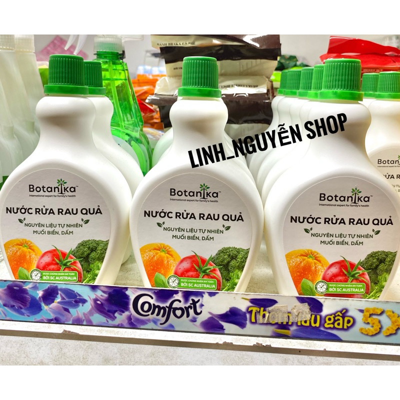 NƯỚC RỬA RAU QUẢ BOTANIKA 500ML